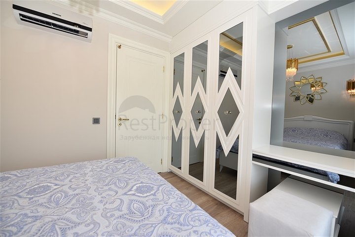 Меблированная трёхкомнатная квартира в элитном комплексе