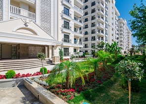 Меблированная трёхкомнатная квартира в элитном комплексе