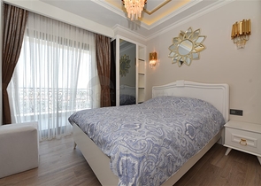 Меблированная трёхкомнатная квартира в элитном комплексе