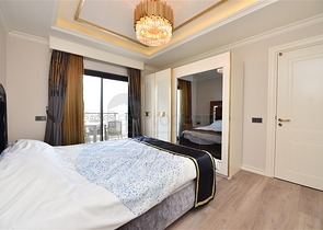 Меблированная трёхкомнатная квартира в элитном комплексе