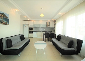 Меблированная квартира 1+1 в районе Джикджилли