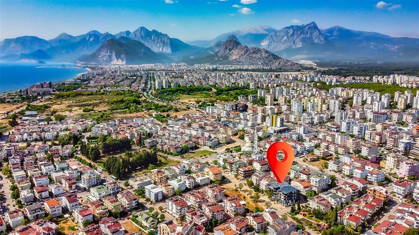 Квартиры 3+1 в Арапсую Коньяалты 500 м до моря