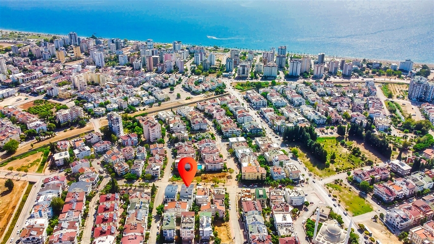 Квартиры 3+1 в Арапсую Коньяалты 500 м до моря