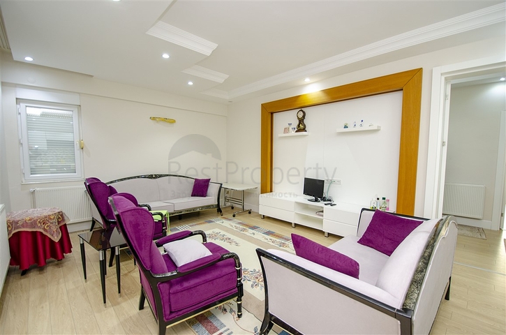 Квартира 2+1 в 150 м от пляжей Коньяалты в Анталии