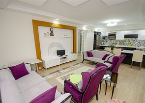 Квартира 2+1 в 150 м от пляжей Коньяалты в Анталии