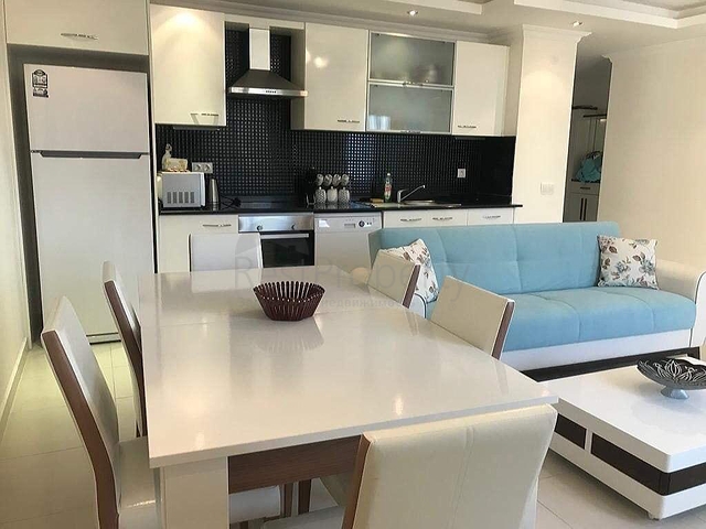 Двухкомнатная меблированная квартира в Авсалларе