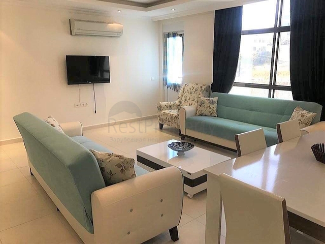 Двухкомнатная меблированная квартира в Авсалларе