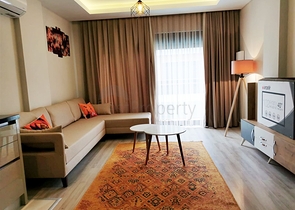 Пентхаус 2+1 с мебелью рядом с песчаными пляжами Лары 