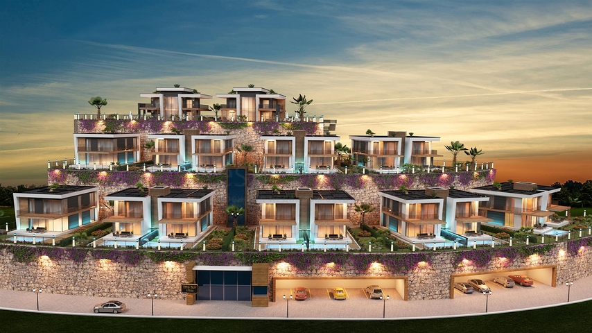 Новый проект вилл в районе Конаклы