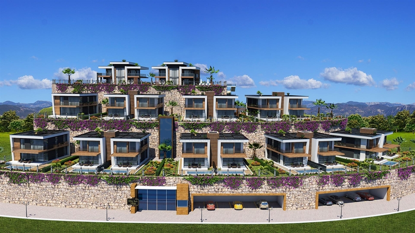 Новый проект вилл в районе Конаклы