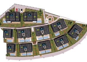 Новый проект вилл в районе Конаклы