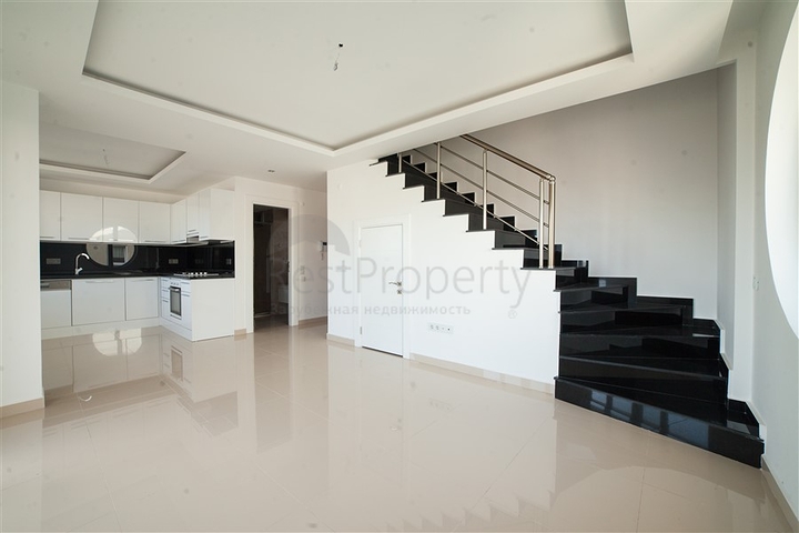 Пентхаус 3+1 рядом с знаменитым пляжем Клеопатра