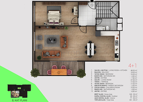 Новый комплекс в районе Тосмур