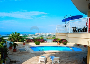 Дуплекс с мебелью и видом на море в Каргыджаке