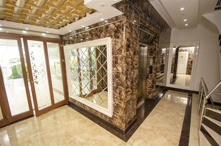 Элитная квартира 1+1 с мебелью в 150 м от моря и реки Боачай