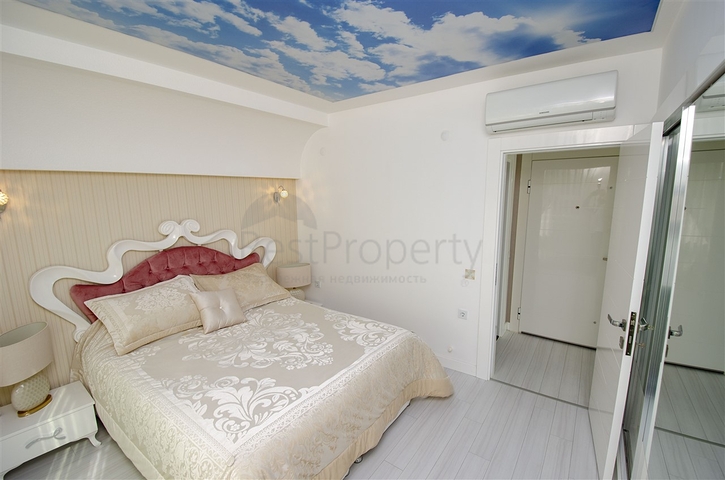 Элитная квартира 1+1 с мебелью в 150 м от моря и реки Боачай