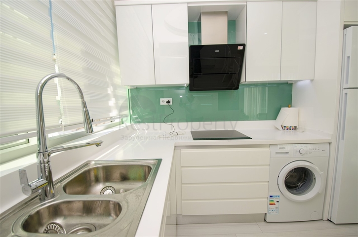 Элитная квартира 1+1 с мебелью в 150 м от моря и реки Боачай