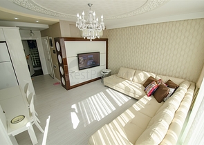 Элитная квартира 1+1 с мебелью в 150 м от моря и реки Боачай