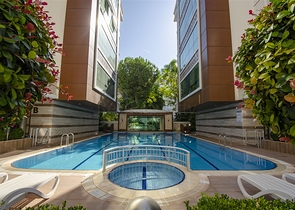 Элитная квартира 1+1 с мебелью в 150 м от моря и реки Боачай