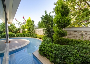 Элитная квартира 1+1 с мебелью в 150 м от моря и реки Боачай