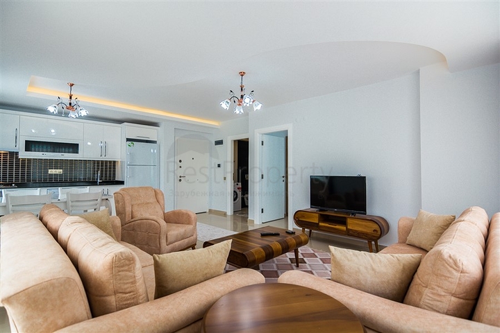 Двухкомнатная квартира с мебелью в Махмутларе