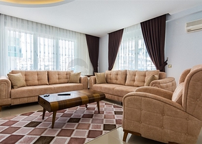 Двухкомнатная квартира с мебелью в Махмутларе