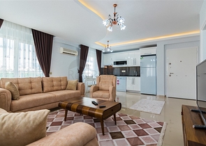 Двухкомнатная квартира с мебелью в Махмутларе