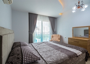 Двухкомнатная квартира с мебелью в Махмутларе