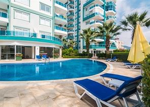 Двухкомнатная квартира с мебелью в Махмутларе