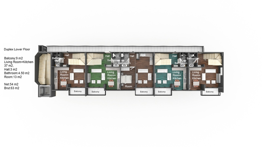 Новый комплекс в районе Оба