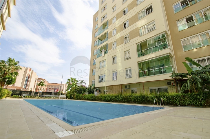 Квартира 1+1 с мебелью рядом с русской школой в Анталии