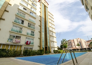 Квартира 1+1 с мебелью рядом с русской школой в Анталии