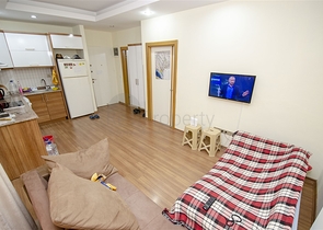 Квартира 1+1 с мебелью рядом с русской школой в Анталии