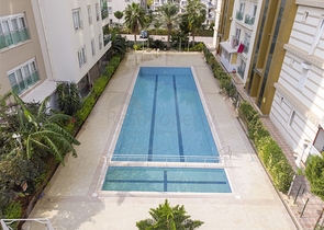 Квартира 1+1 с мебелью рядом с русской школой в Анталии