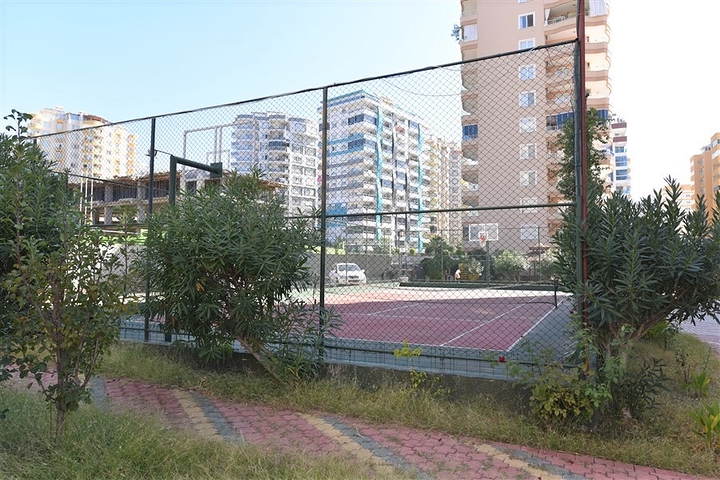 Квартира с мебелью и видом на сад в Махмутларе