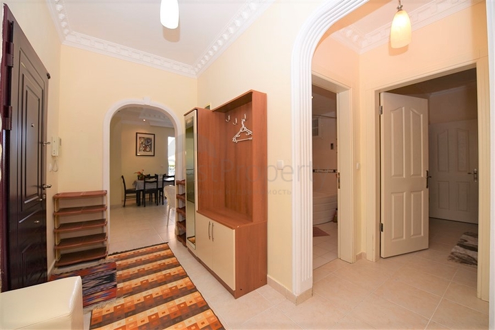 Квартира с мебелью и видом на сад в Махмутларе