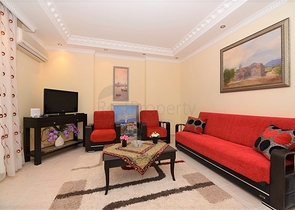 Квартира с мебелью и видом на сад в Махмутларе