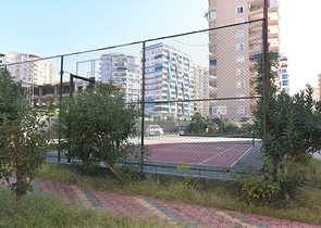 Квартира с мебелью и видом на сад в Махмутларе