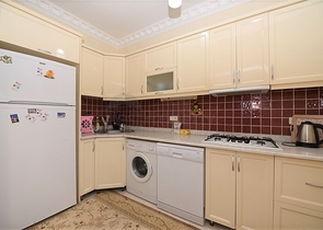 Квартира с мебелью и видом на сад в Махмутларе