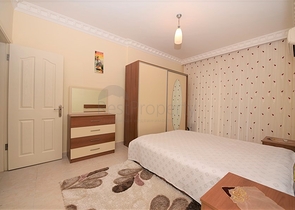 Квартира с мебелью и видом на сад в Махмутларе