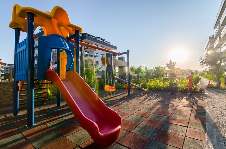 Квартира с выходом в сад в районе Аланьи Оба