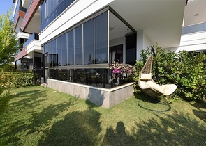 Квартира с выходом в сад в районе Аланьи Оба