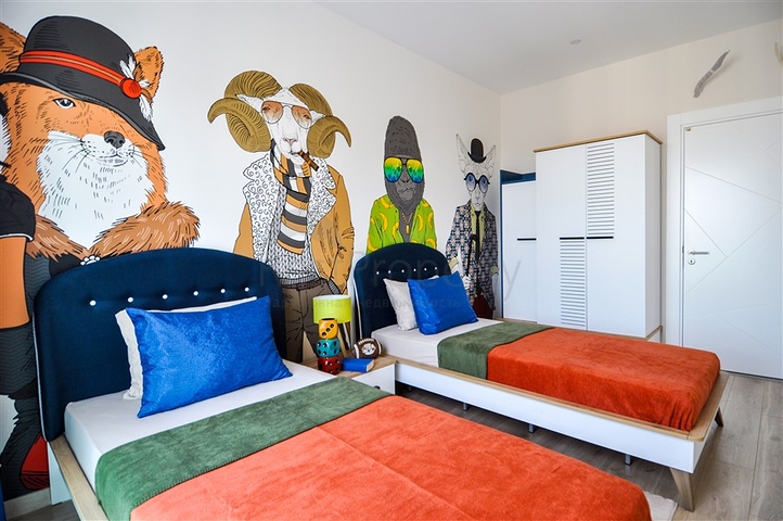 Квартира с мебелью в новом комплексе в центре Алании