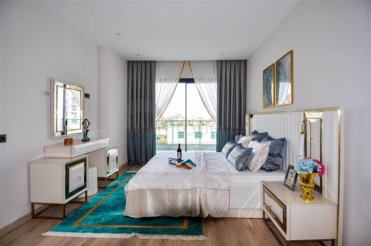 Квартира с мебелью в новом комплексе в центре Алании