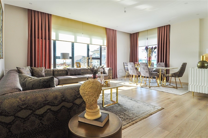 Квартира с мебелью в новом комплексе в центре Алании