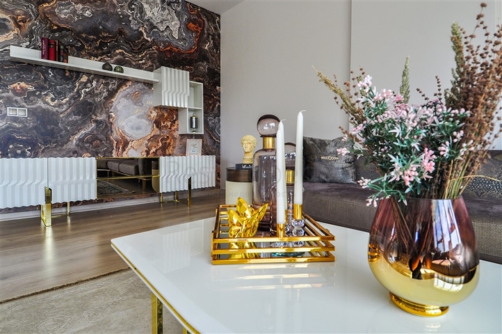 Квартира с мебелью в новом комплексе в центре Алании