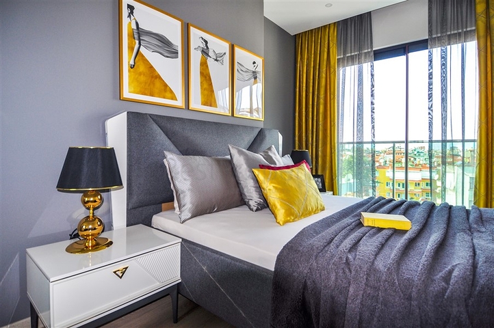 Квартира с мебелью в новом комплексе в центре Алании