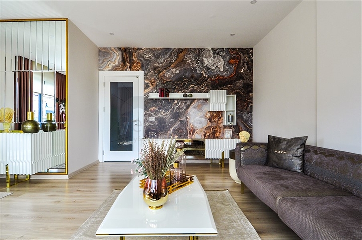 Квартира с мебелью в новом комплексе в центре Алании