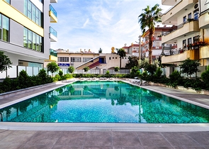 Квартира с мебелью в новом комплексе в центре Алании