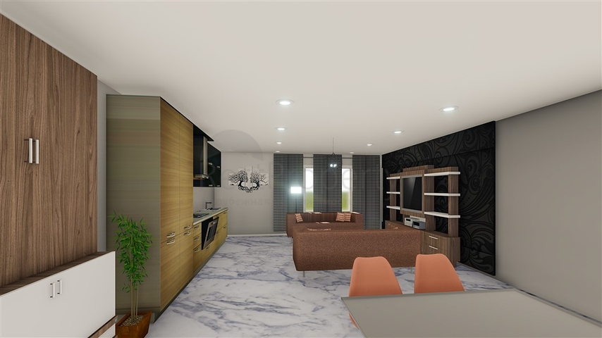 Квартиры планировки 1+1 и 2+1 в новом комплексе